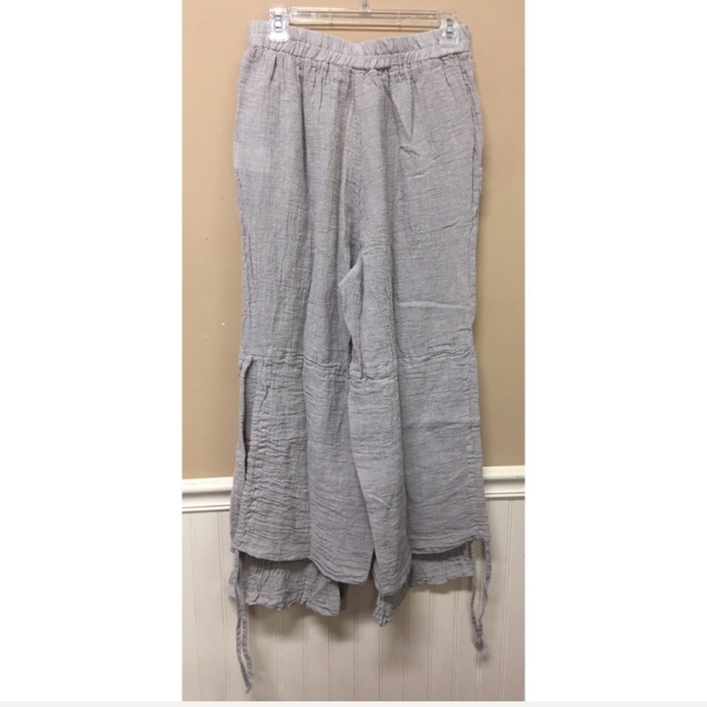 LUUKAA Crinkle Linen Double Layer Lagenloo… - Picture 2 of 6